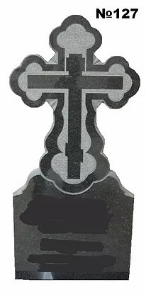 Надгробие в виде креста на могилу по доступной цене