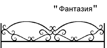 Металлическая ограда на кладбище "Фантазия"